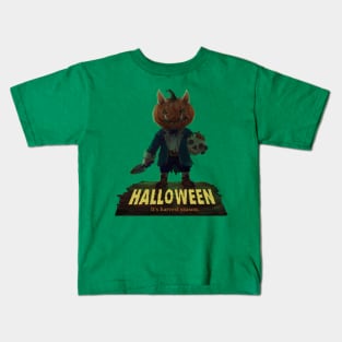 halloween pumpkin killer Kids T-Shirt